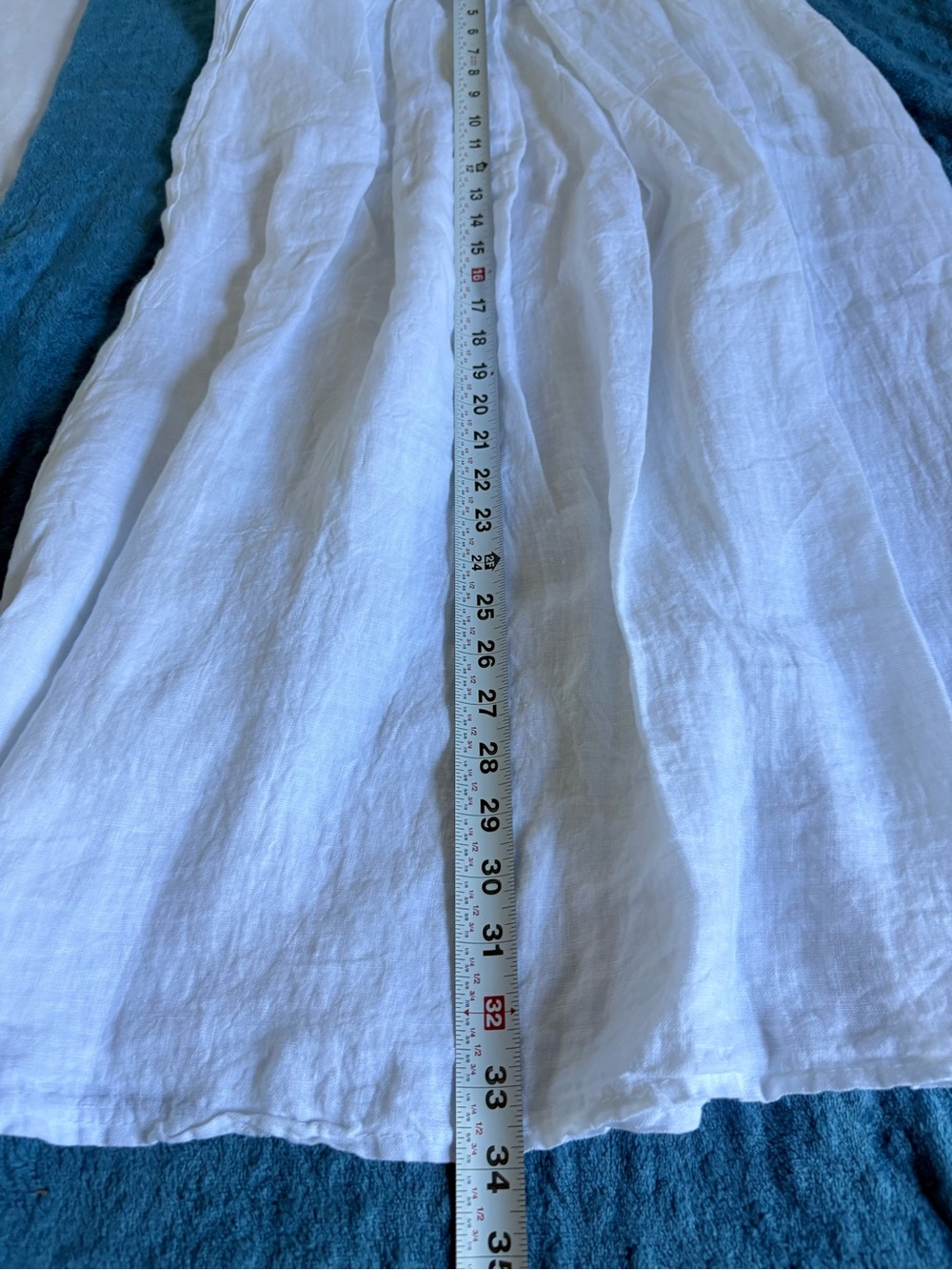 JS Millenium White Linen Maxi Skirt - Classic Summer Style - Picture 6 of 10